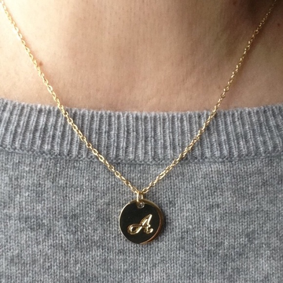 CUSTOM CURSIVE INITIAL PENDANT NECKLACE - Picture 5 of 5